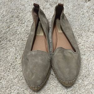 Gaimo Arcadia Espadrille Suede Pointed Toe Flat